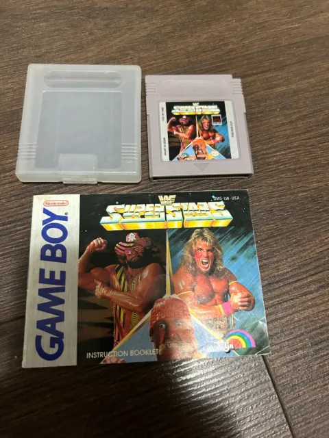 WWF Superstars (Nintendo Gameboy) + Instructions Tested and Works