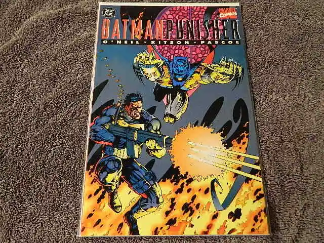 1994 DC & MARVEL Comics BATMAN PUNISHER Lake Of FIre - 1st Print - TPB - NM/MT
