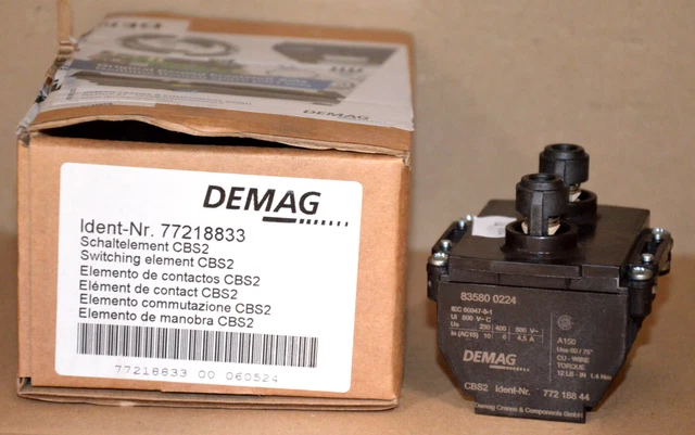 Élément De Commutation DEMAG 87466833 CBD2 BLCK - Neuf