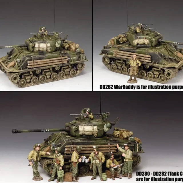 King And Country Toy Soldiers Dd279 Fury Tank Retired And Sold Out