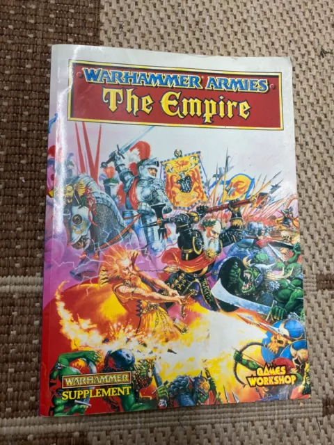 WFB Warhammer Army Book The Empire Games Workshop 4th Edition Rulebook