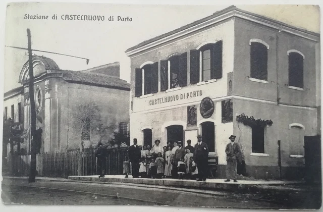 Carte Postale Vintage D'Avezzano (L'Aquila, Abruzzo) Avec Train Et Gare - Carte Animée