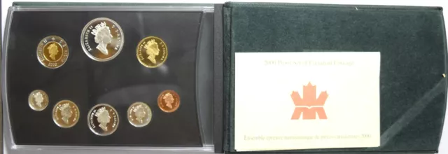 2000 Canada Proof Set w/Box and Papers