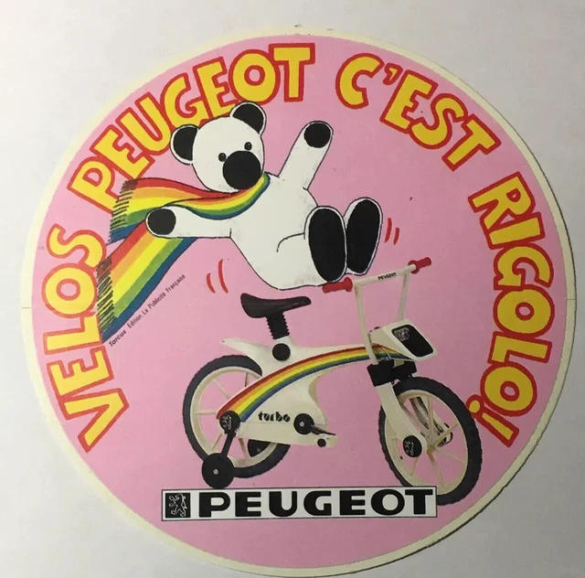 Autocollants Peugeot zénith paire - Équipement moto