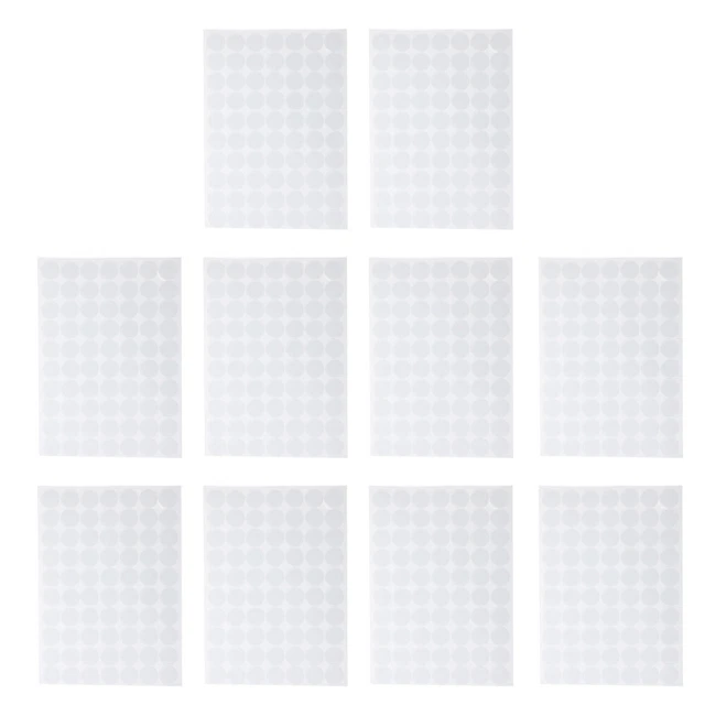 10 Sheets Klebebänder Runder Punktaufkleber Klebrig Klebrige Wand Kitt Styropor