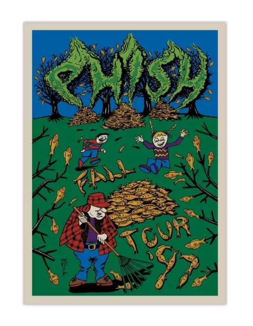 Phish Poster Jim Pollock Fall Tour 1997 Spectrum 97 Clean Up Dry Goods LE #/1400