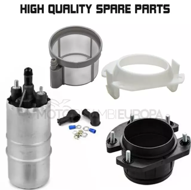 Kit Completo Pompa Benzina Supporto Anello E Filtrino Bmw K100 1982 1983 1984