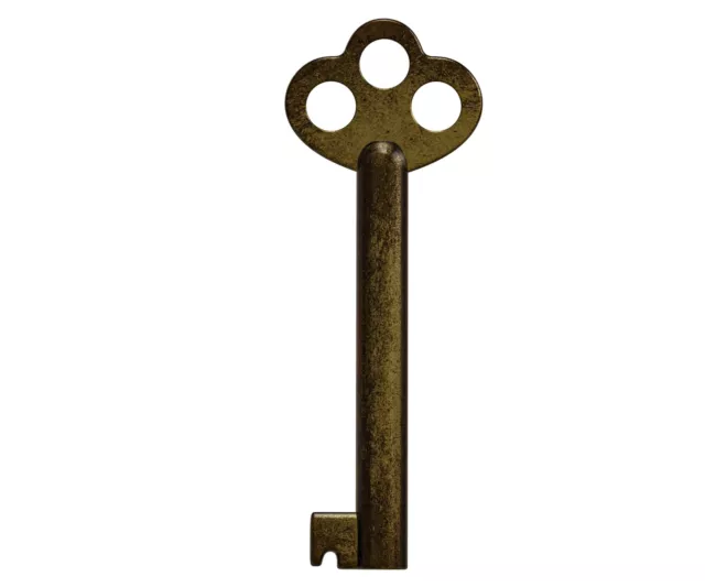 KY-6 Skeleton Key Hollow Barrel - Antique, Vintage Modern Cabinet Doors, Draw...