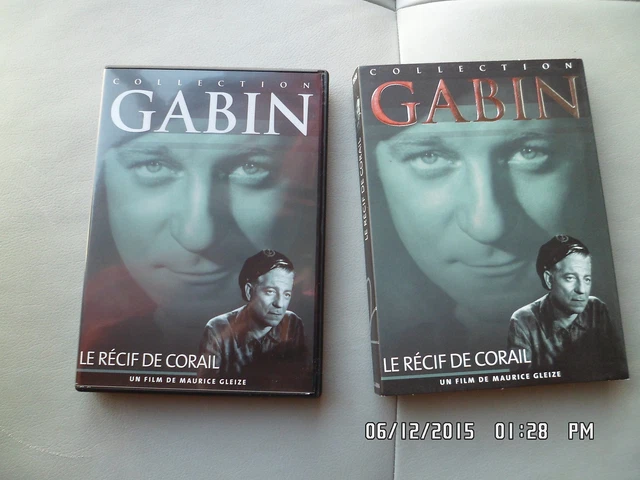 DVD collection GABIN LE RECIF DE CORAIL Michele Morgan Pierre Renoir  I86