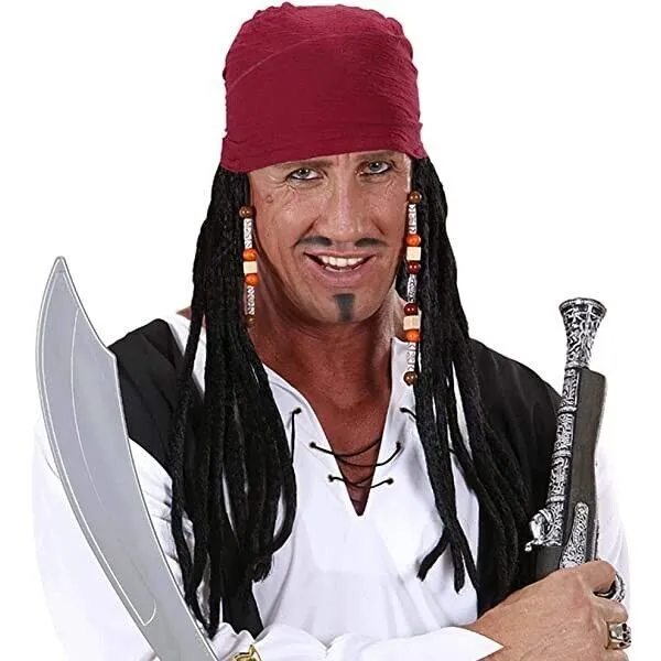 WIG PIRATES OF THE CARIBBEAN wig caribbean pirate widmann new CARNIVAL PARTY
