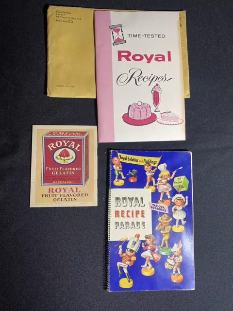 Royal Gelatin, Jello & Puddings Vintage Recipe Books