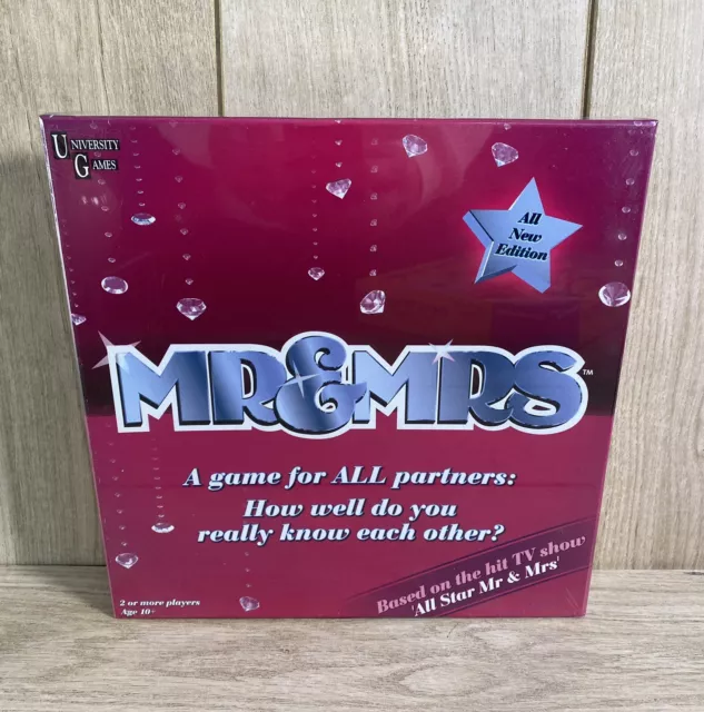 MR MRS Board Game All New Edition New Sealed Universaty Games