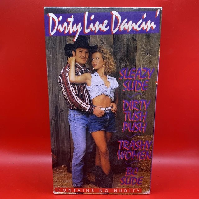 DIRTY LINE DANCING VHS 1993 John Douthitt Instructional Video Tape OOP ...