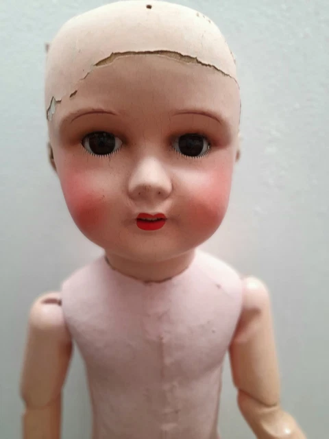 Grande Poupée Ancienne Celluloid – 63,5 Cm – Paris – Yeux Dormeurs?