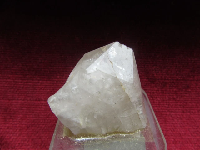 Mineralien, Quarz Bergkristall, Usingen im Taunus 3,5 x 3,5 x 2 cm