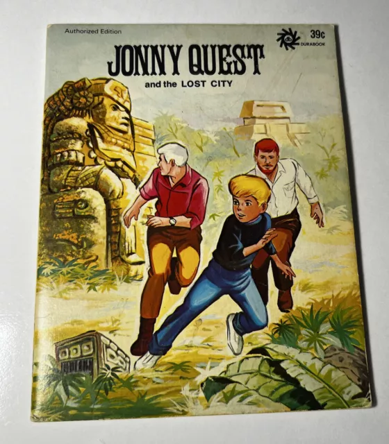 Vintage Jonny Quest and the Lost City Durabook Illustrated Book 1972