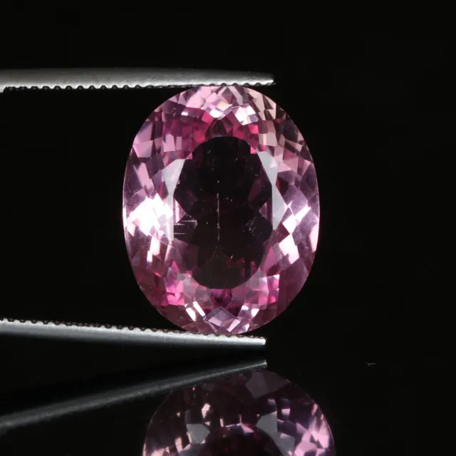 Beautiful! 16.Carat Afghanistan Pink Kunzite Oval Cut Loose Gemstone