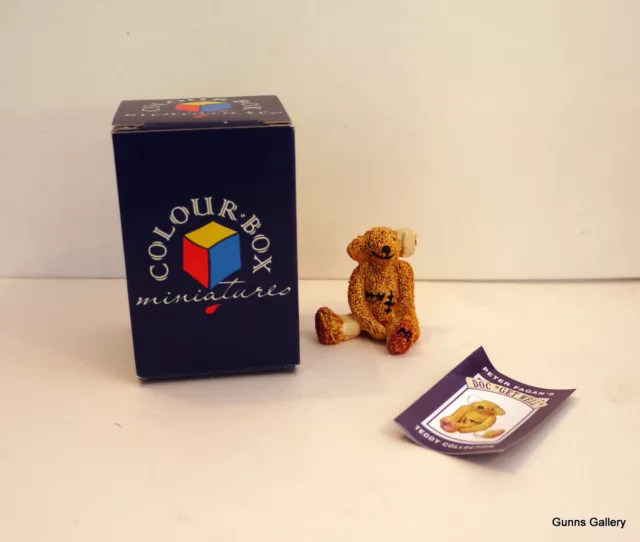 Peter Fagan Colourbox Teddy Bears boxed Doc Get Well TC050