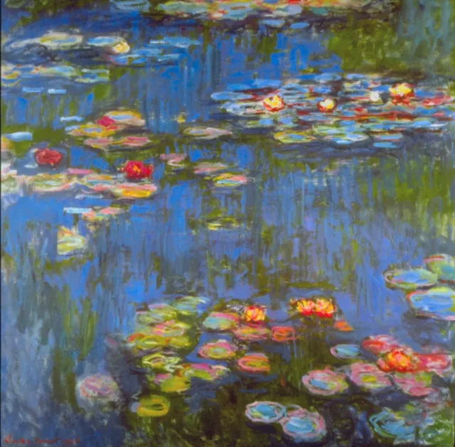 Waterlillies by Claude Monet Giclee Fine Art Print Reproduction on Canvas