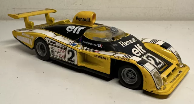 SOLIDO : No 87 ALPINE RENAULT YELLOW TURBO V6 2L #2 Scale 1:43 ELF RACING TEAM