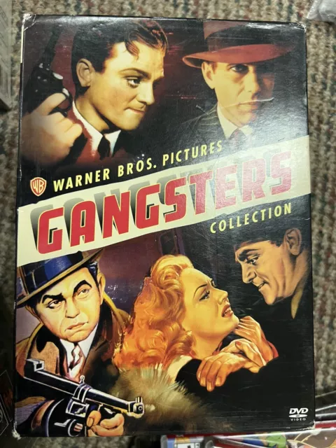 Warner Bros. Gangsters Collection 6-Disc DVD 2005 Mint Discs corners of box worn