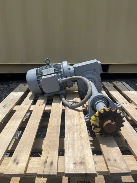 Hub City 385 Speed Reducer w/ 3 HP Power Tech Electric Motor, Ratio 60:1