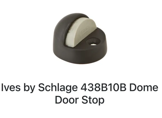 IVES Floor Door-Stop High Rise Solid Brass Oil Rubbed Bronze Doorstop