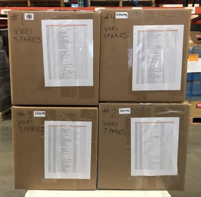 GE Healthcare Xuri Boxes of Spare Parts x4