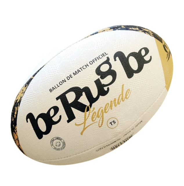 Ballon de match officiel rugby beRugbe ELITE LEGENDE Valeur 90€ Cousu main