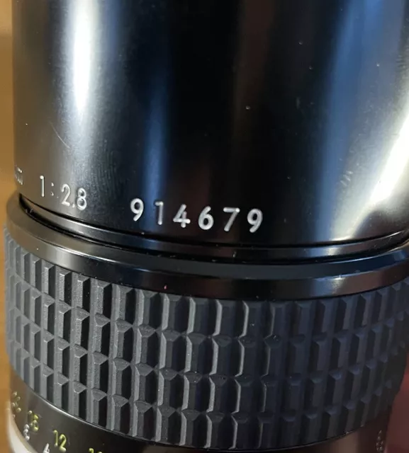 Optique près De Mint Nikon Ai-s Nikkor 135mm F/2.8 Téléphoto Prime Mf Objectif 10