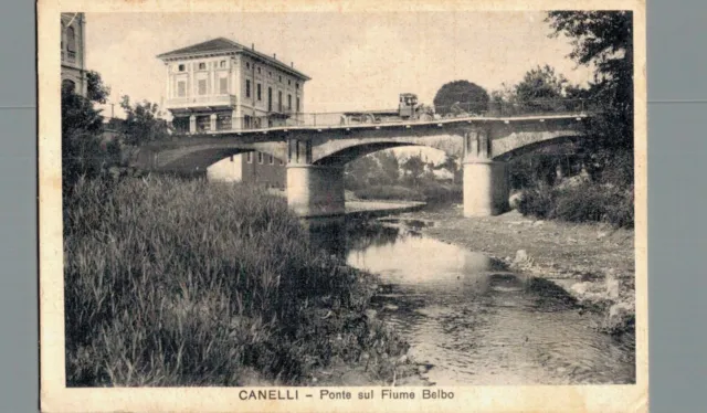 Asti Canelli ponte sul Fiume Belbo , Camion F. piccolo  spedita
