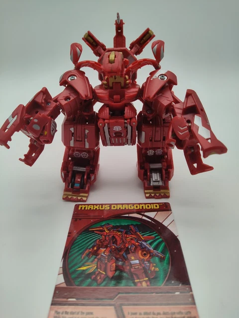 Bakugan Pyrus Maxus Dragonoid 7 in 1 Complete With Card Bakugan Pyrus Maxus Dragonoid 7 in 1 Complete With Card