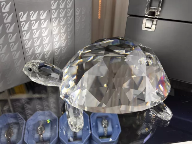 Swarovski Figur 010101  Giant Riesen Schildkröte 24,5 cm. Ovp - Top Zustand