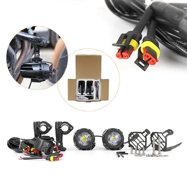 Lampada sportiva auto LED ausiliaria nebbia sicurezza per BMW R1200GS ADV F700SG