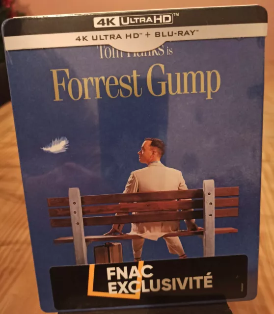 Forrest Gump Edition Limitée Spéciale Fnac Steelbook Blu-ray 4K Ultra HD NEUF
