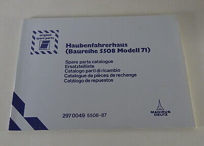 Catalogo parti Magirus Deutz TELAIO M 290-340 D FAL/FL/fll di 03/1974 