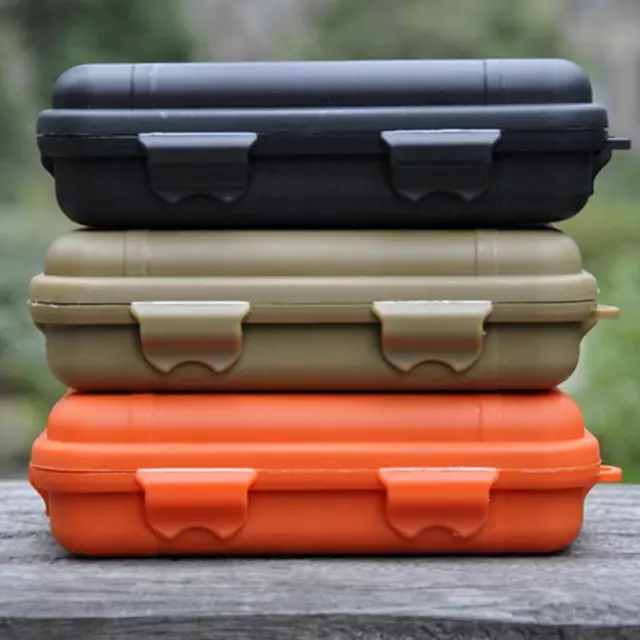 PLASTIC SEALED STORAGE Box Waterproof Case Moisture-proof Dust-proof Dry  Outdoor £2.69 - PicClick UK