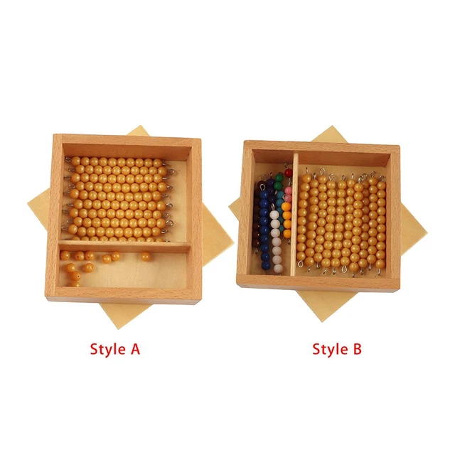 Jeu Montessori Mathématiques En Bois - Bâtons Et Blocs De Comptage - Éducatif Pour Enfants Dès 3 Ans - 3