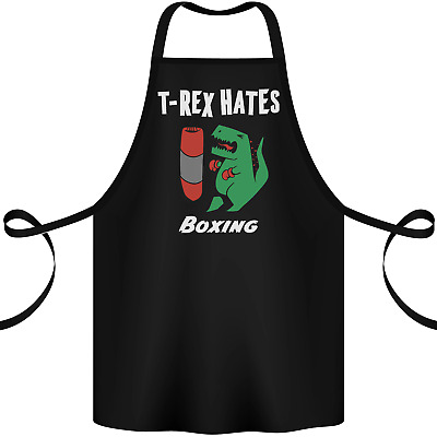 T-REX odia la boxe divertenti Boxer Sport MMA Cotone Grembiule 100% Biologico