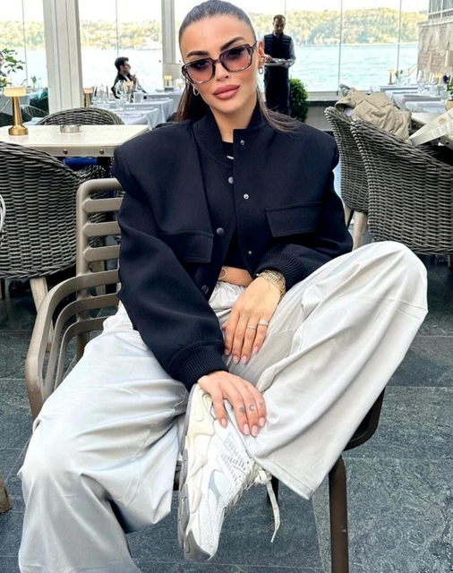 Maxi on sale bomber jacket