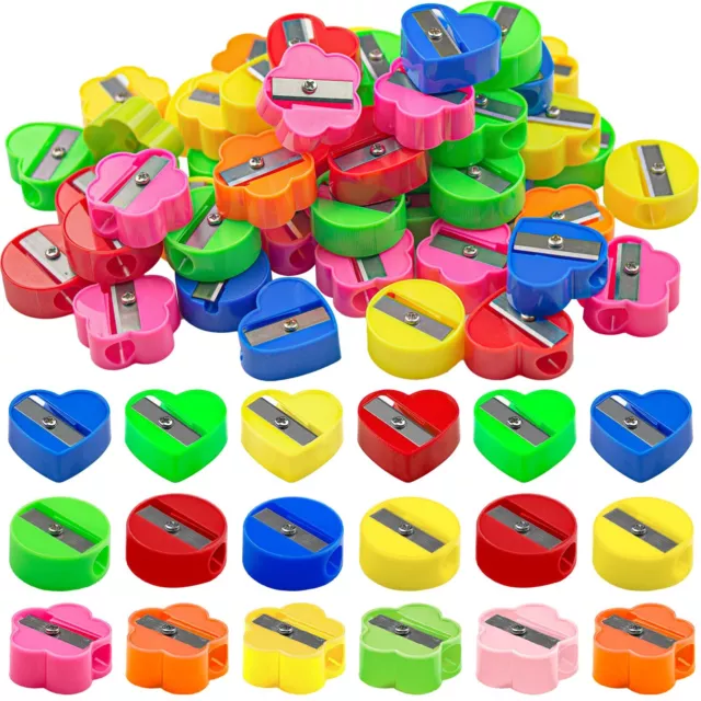 90 Pcs Bulk Pencil Sharpeners for Kids,Manual Pencil Sharpeners Bulk Pencil S...