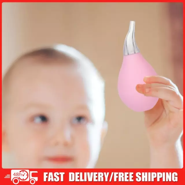 Baby Newborn Nasal Suction Medical PVC Mucus Vacuum Soft Tip Water Drop Shape