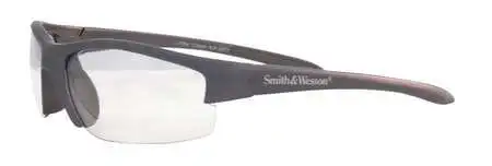 Smith & Wesson 21294 Safety Glasses, Wraparound Clear Polycarbonate Lens,