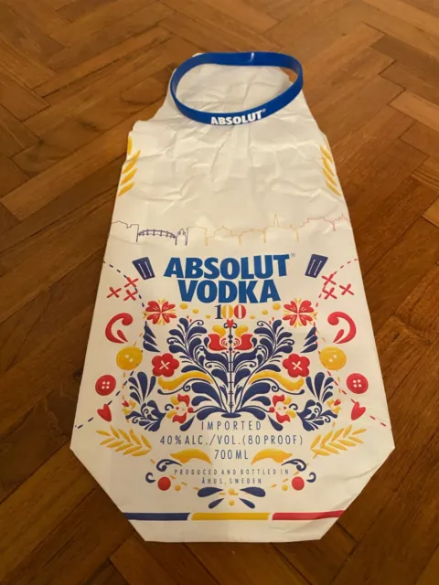 Absolut Vodka Romania 2018 Limited Edition 700ml Paper Bag + Band