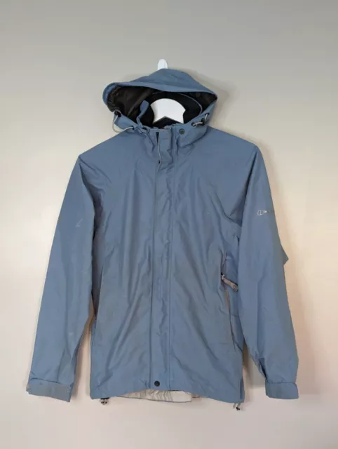 Berghaus Gore-Tex Waterproof Jacket Size UK 8 Paclite Shell Womens Blue