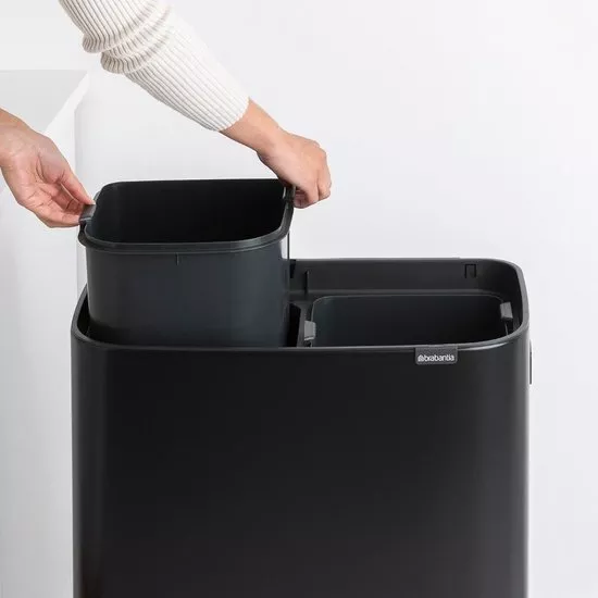 Brabantia - Bo Touch Bin Hi 2 x 30 L Matt Black