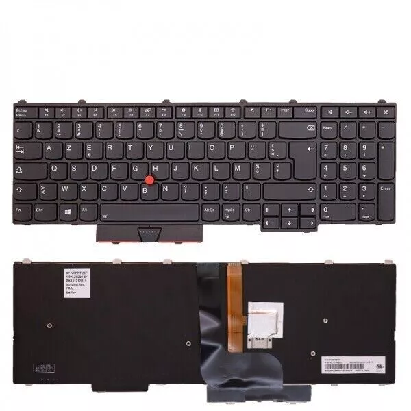 Clavier Français Original Pour Lenovo ThinkPad P50 P51 NEUF