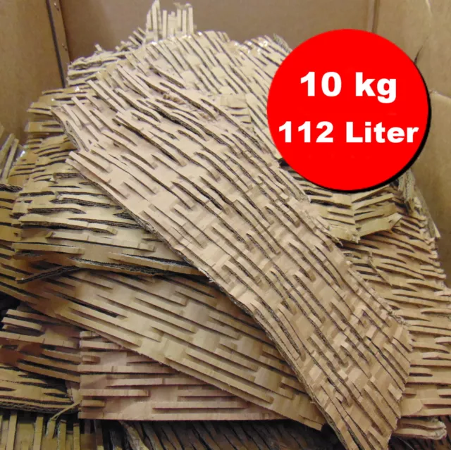 112 Liter Verpackungsmaterial Füllmaterial Packpolster Schredder Kartonagen 10kg