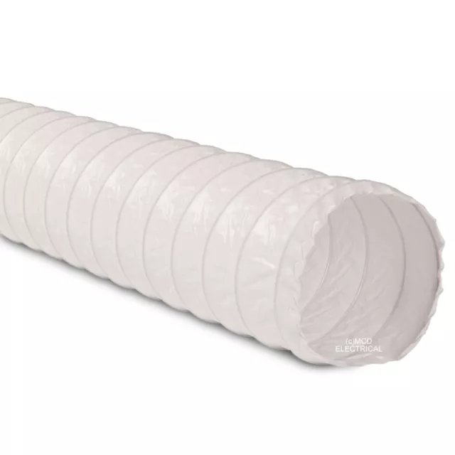 2 metres x PVC Flexible Ventilation Ducting 100mm / 4 Inch