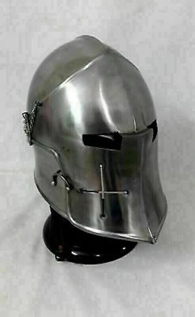 COSTUME MEDIEVALE CON Armatura Per Gamba Chiusi Calibro 18 In Acciaio Per... EUR 112,11